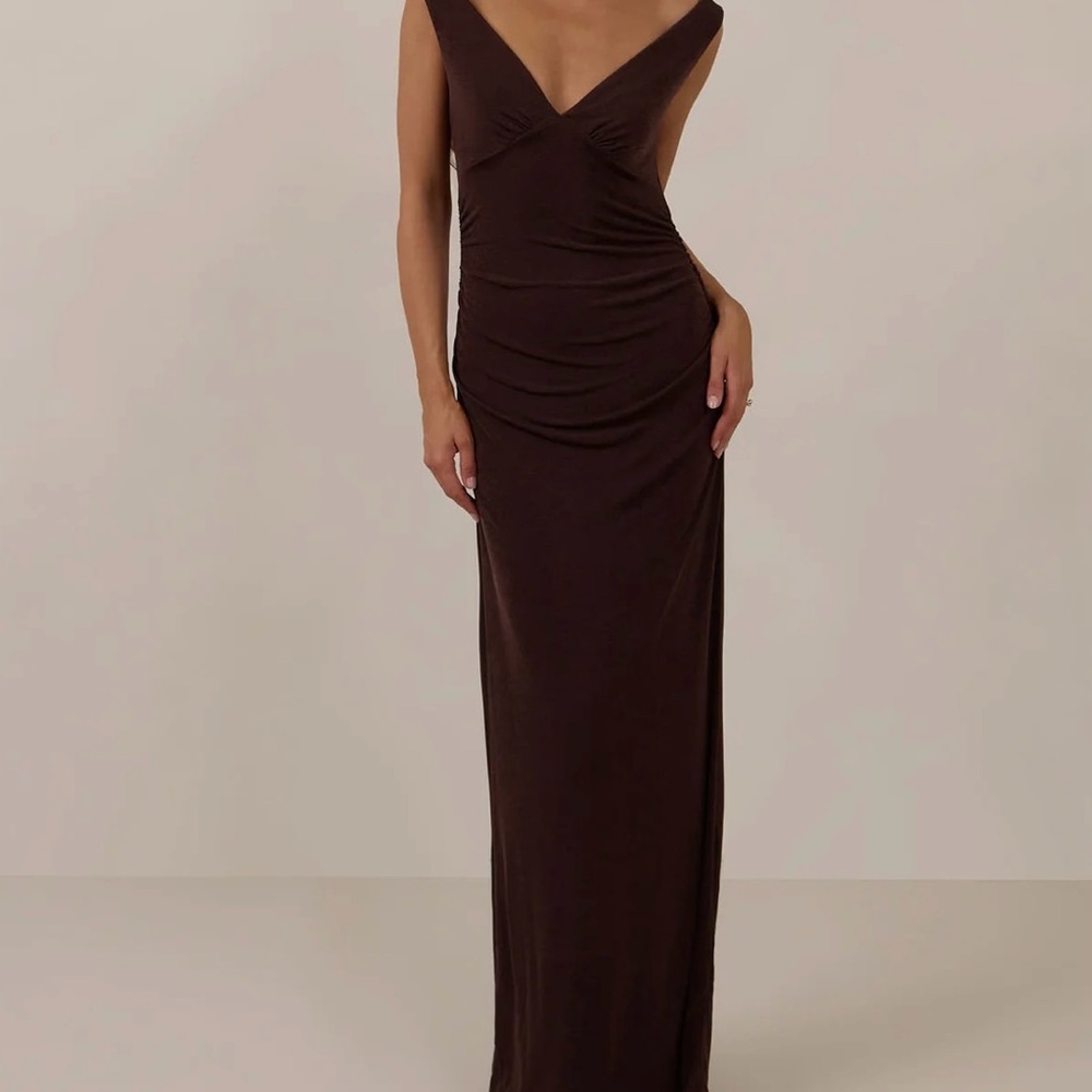 Park & Fifth Chocolate Maxi Dress